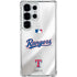 MLB Texas Rangers Home Jersey Galaxy S25 Ultra Clear Case