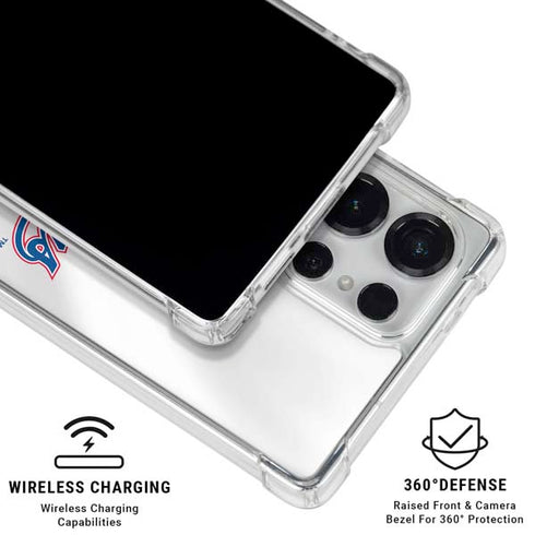 MLB Texas Rangers Home Jersey Galaxy S25 Ultra Clear Case