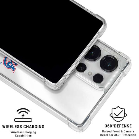 MLB Texas Rangers Home Jersey Galaxy S26 Ultra Clear Case