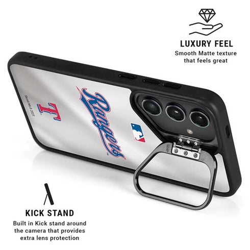 MLB Texas Rangers Home Jersey Galaxy S26 Ultra Kickstand Case