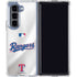 MLB Texas Rangers Home Jersey Galaxy Z Fold5 5G Clear Case