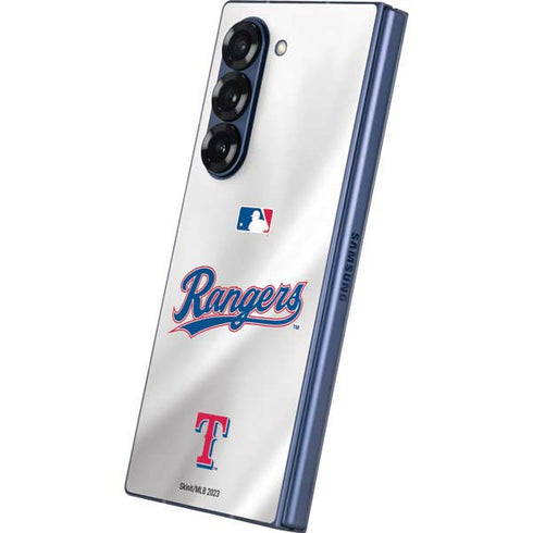 MLB Texas Rangers Home Jersey Galaxy Z Fold6 Skin