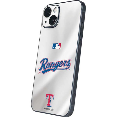 MLB Texas Rangers Home Jersey iPhone Skins
