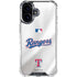 MLB Texas Rangers Home Jersey iPhone 16 Clear Case