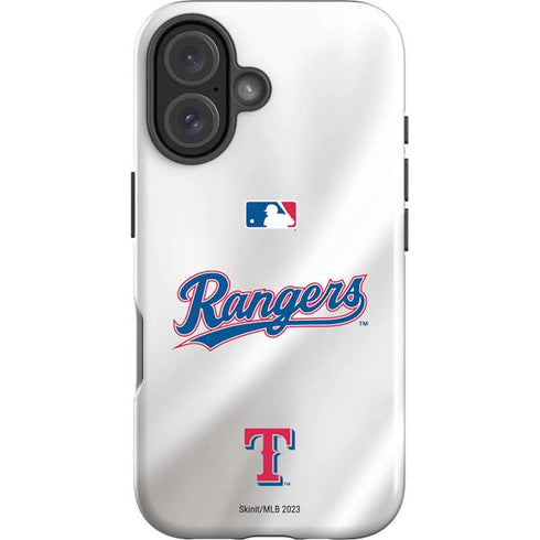 MLB Texas Rangers Home Jersey iPhone 16 Impact Case