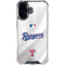 MLB Texas Rangers Home Jersey iPhone 16 Plus Clear Case
