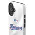 MLB Texas Rangers Home Jersey iPhone 16 Plus Impact Case