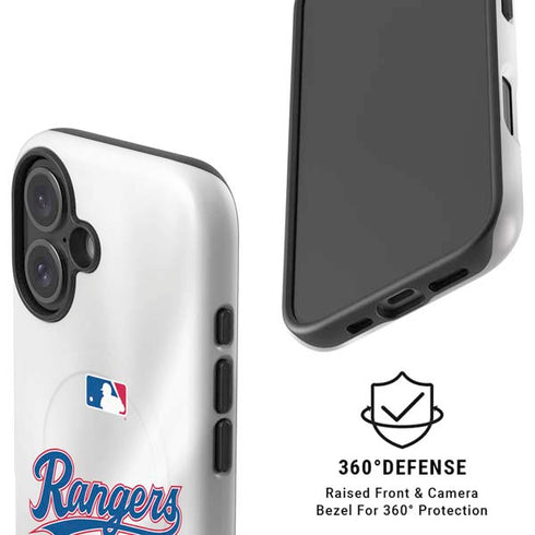 MLB Texas Rangers Home Jersey iPhone 16 Plus Magsafe Impact Case