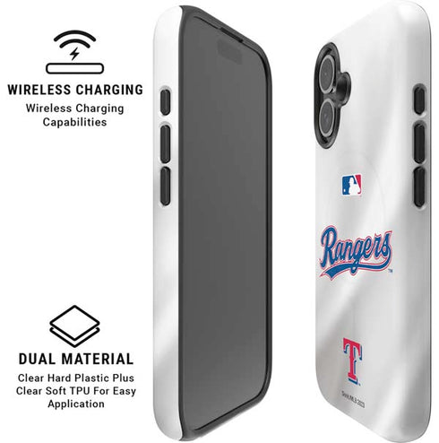 MLB Texas Rangers Home Jersey iPhone 16 Plus Magsafe Impact Case