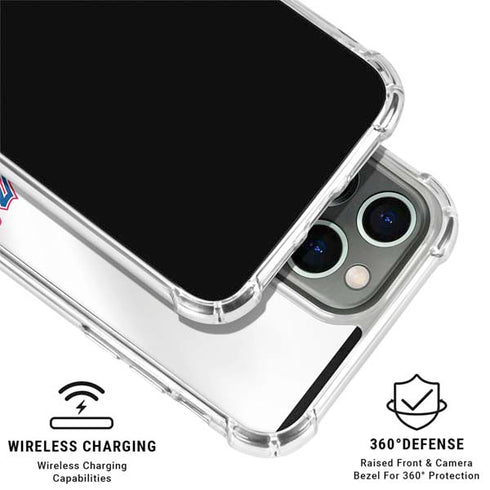 MLB Texas Rangers Home Jersey iPhone 16 Pro Max Clear Case