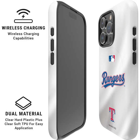 MLB Texas Rangers Home Jersey iPhone 16 Pro Max Magsafe Impact Case