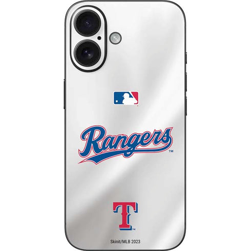 MLB Texas Rangers Home Jersey iPhone 16 Skin