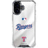 MLB Texas Rangers Home Jersey iPhone 17 Clear Case