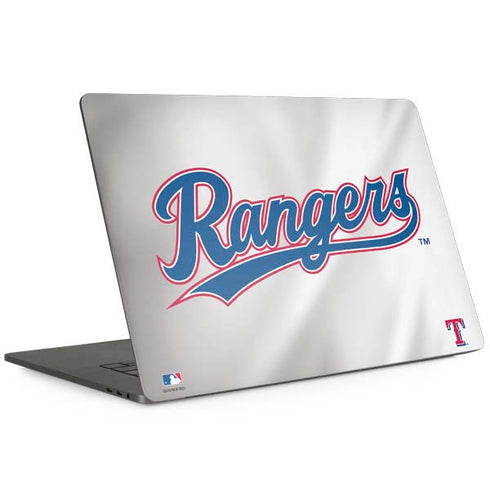 MLB Texas Rangers Home Jersey MacBook Skins