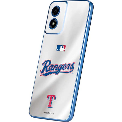 MLB Texas Rangers Home Jersey Moto G Play 4G (2024) Skin