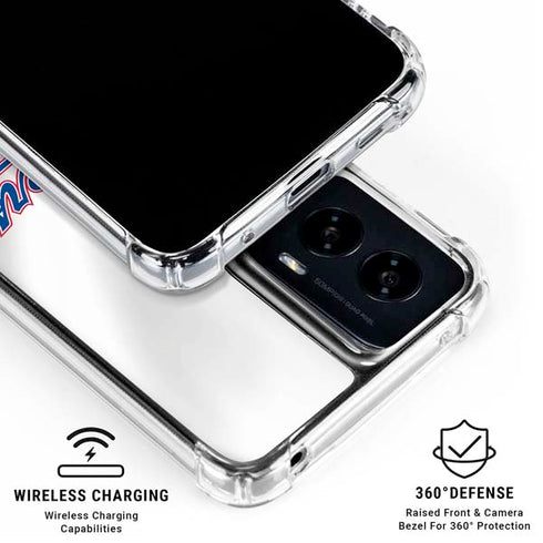 MLB Texas Rangers Home Jersey Moto G Power 5G (2024) Clear Case