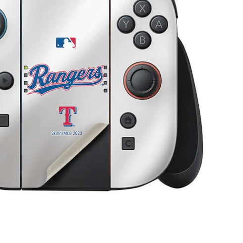 MLB Texas Rangers Home Jersey Nintendo Switch 2 (2025) Joy-Con Controller Skin