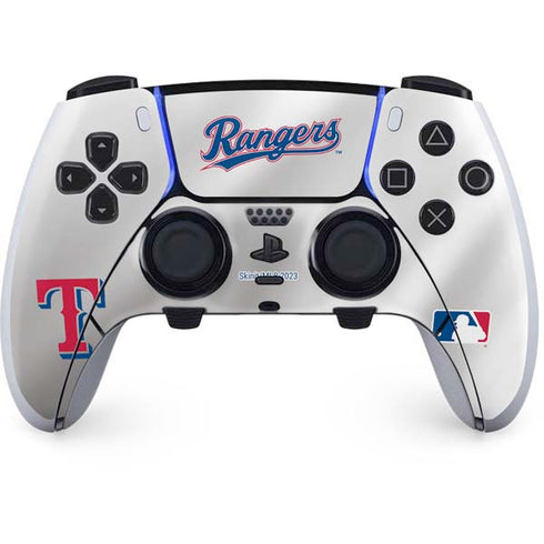 MLB Texas Rangers Home Jersey PS5 DualSense Edge Pro Controller Skin