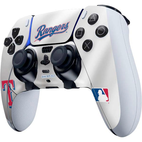 MLB Texas Rangers Home Jersey PS5 DualSense Edge Pro Controller Skin