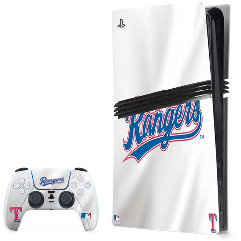 MLB Texas Rangers Home Jersey PS5 Pro Bundle Skin