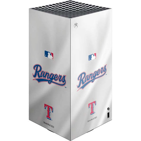 MLB Texas Rangers Home Jersey XBox Series X Digital Edition Console Skin