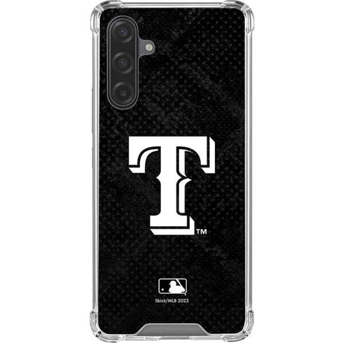MLB Texas Rangers Jays Dark Wash Galaxy A17 Clear Case