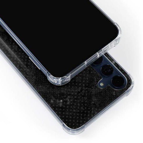 MLB Texas Rangers Jays Dark Wash Galaxy A55 5G Clear Case