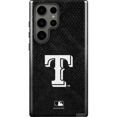 MLB Texas Rangers Jays Dark Wash Galaxy S23 Ultra Pro Case