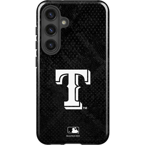 MLB Texas Rangers Jays Dark Wash Galaxy S25 Impact Case