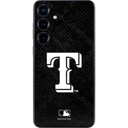 MLB Texas Rangers Jays Dark Wash Galaxy S25 Plus Skin