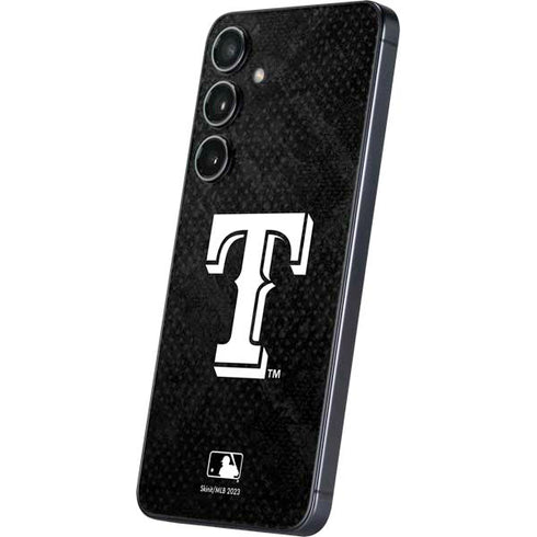 MLB Texas Rangers Jays Dark Wash Galaxy S25 Plus Skin