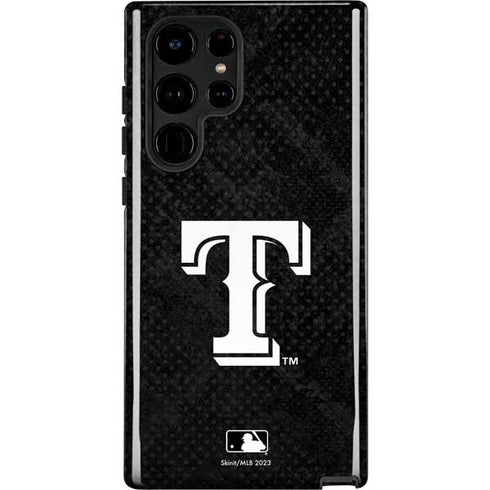 MLB Texas Rangers Jays Dark Wash Galaxy S25 Ultra Impact Case