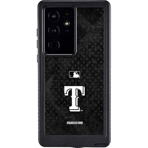 MLB Texas Rangers Jays Dark Wash Galaxy S24 Ultra Waterproof Case