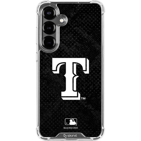 MLB Texas Rangers Jays Dark Wash Galaxy S26 Clear Case