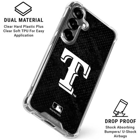 MLB Texas Rangers Jays Dark Wash Galaxy S26 Clear Case