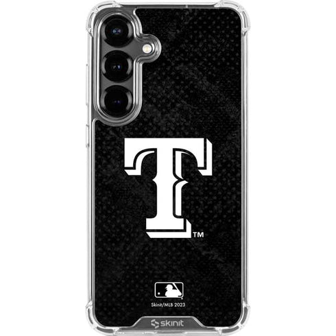 MLB Texas Rangers Jays Dark Wash Galaxy S26 Plus Clear Case