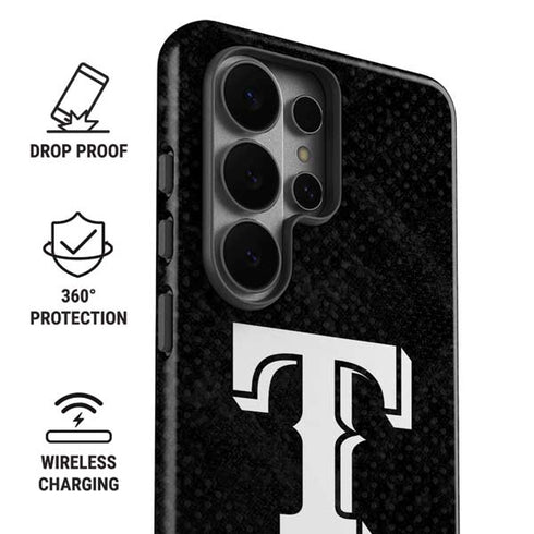 MLB Texas Rangers Jays Dark Wash Galaxy S26 Ultra Impact Case
