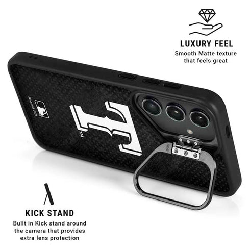 MLB Texas Rangers Jays Dark Wash Galaxy S26 Ultra Kickstand Case