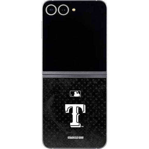 MLB Texas Rangers Jays Dark Wash Galaxy Z Flip6 Skin