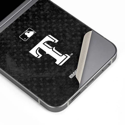 MLB Texas Rangers Jays Dark Wash Galaxy Z Flip6 Skin