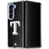 MLB Texas Rangers Jays Dark Wash Galaxy Z Fold5 5G Clear Case
