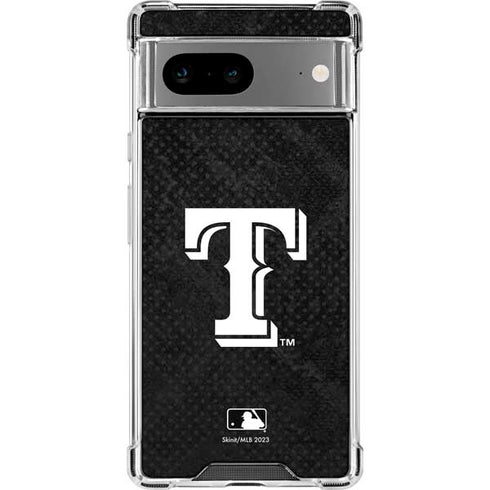 MLB Texas Rangers Jays Dark Wash Google Pixel 8a Clear Case