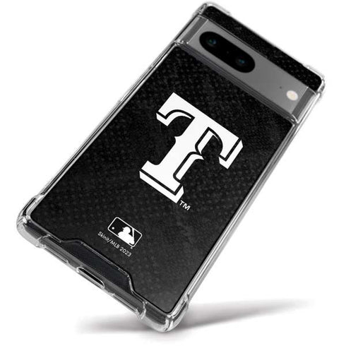 MLB Texas Rangers Jays Dark Wash Google Pixel 8a Clear Case