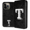 MLB Texas Rangers Jays Dark Wash iPhone 15 Pro Max Folio Case