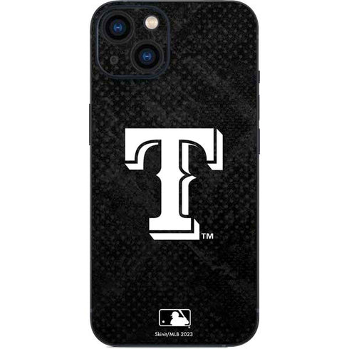 MLB Texas Rangers Jays Dark Wash iPhone 15 Skin