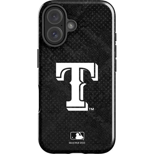 MLB Texas Rangers Jays Dark Wash iPhone 16 Impact Case
