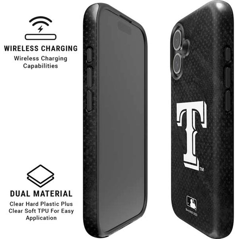 MLB Texas Rangers Jays Dark Wash iPhone 16 Magsafe Impact Case