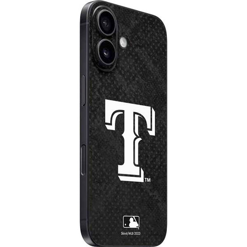 MLB Texas Rangers Jays Dark Wash iPhone 16 Plus Skin