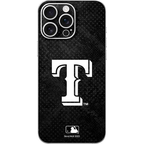 MLB Texas Rangers Jays Dark Wash iPhone 16 Pro Max Skin