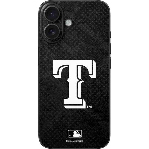 MLB Texas Rangers Jays Dark Wash iPhone 16 Skin